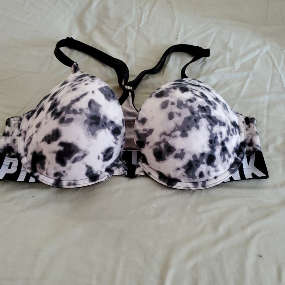 Pink sport bra